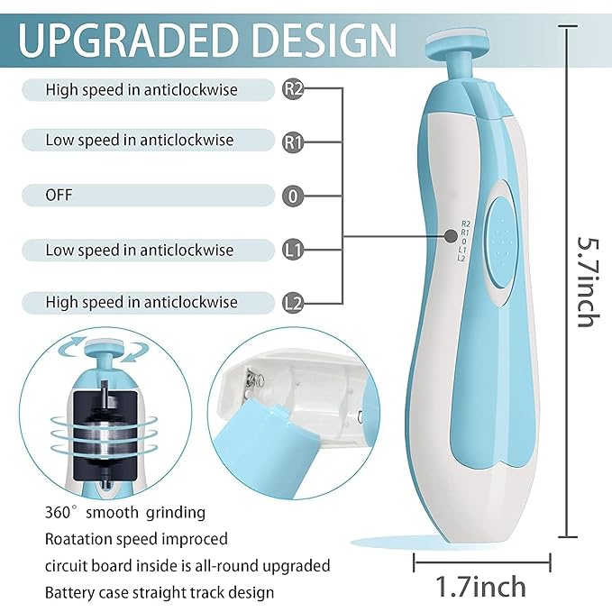 TinyTrim™ | Baby Nail Clippers with Light