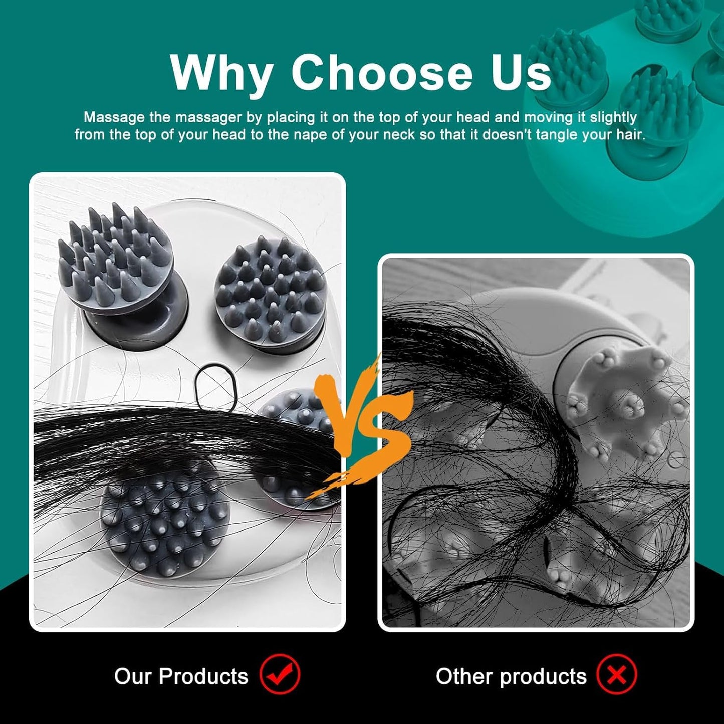 Scalp Massager | Electric Hand Scalp Massager