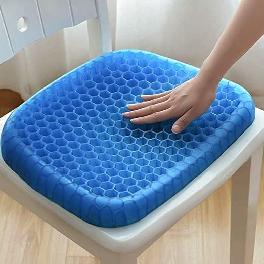 Honeycomb Cushion | Extra Large Chair Cushion Seat Pad Breathable Honeycomb Design Car Gel Seat Cushions for Office