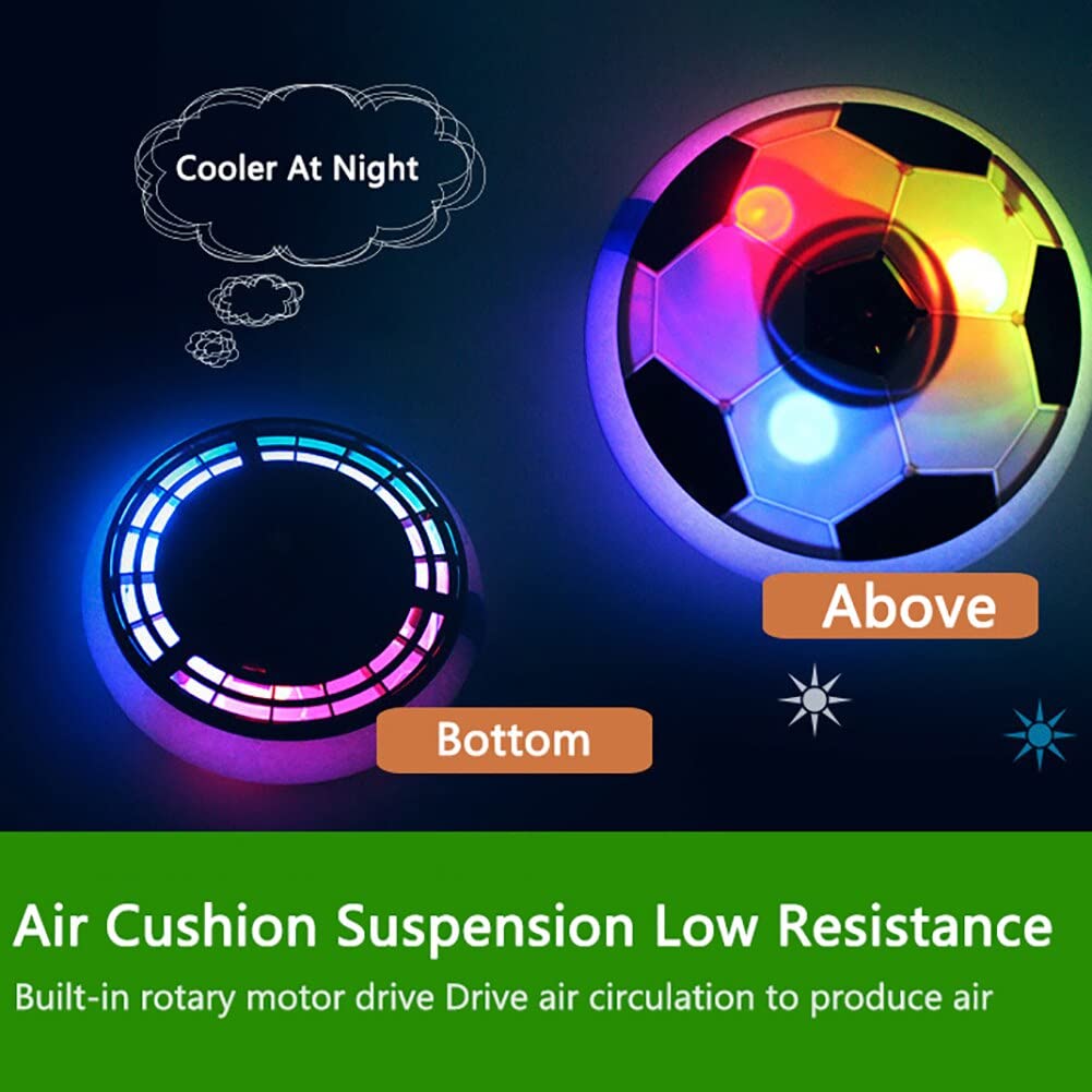 GlowKick™ ⚽  | Magic Air Soccer Ball for Toddlers with Flashing Colored LED Lights