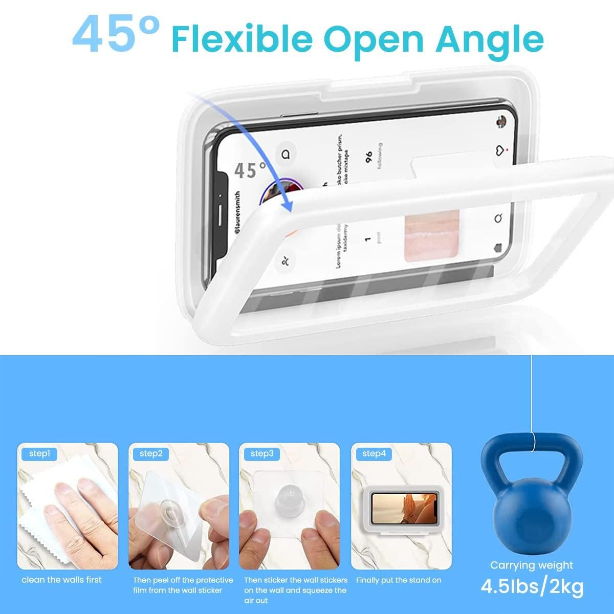 ShowerBuddy | Shower Phone Holder Waterproof Wall Mount Case