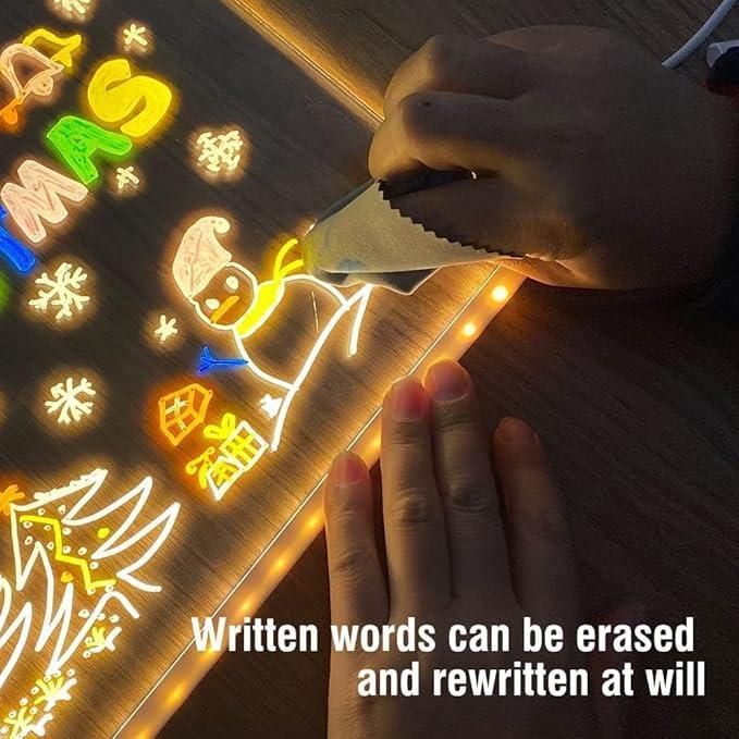 GlowPad | 3D LED Light Glass Acrylic Writing pad