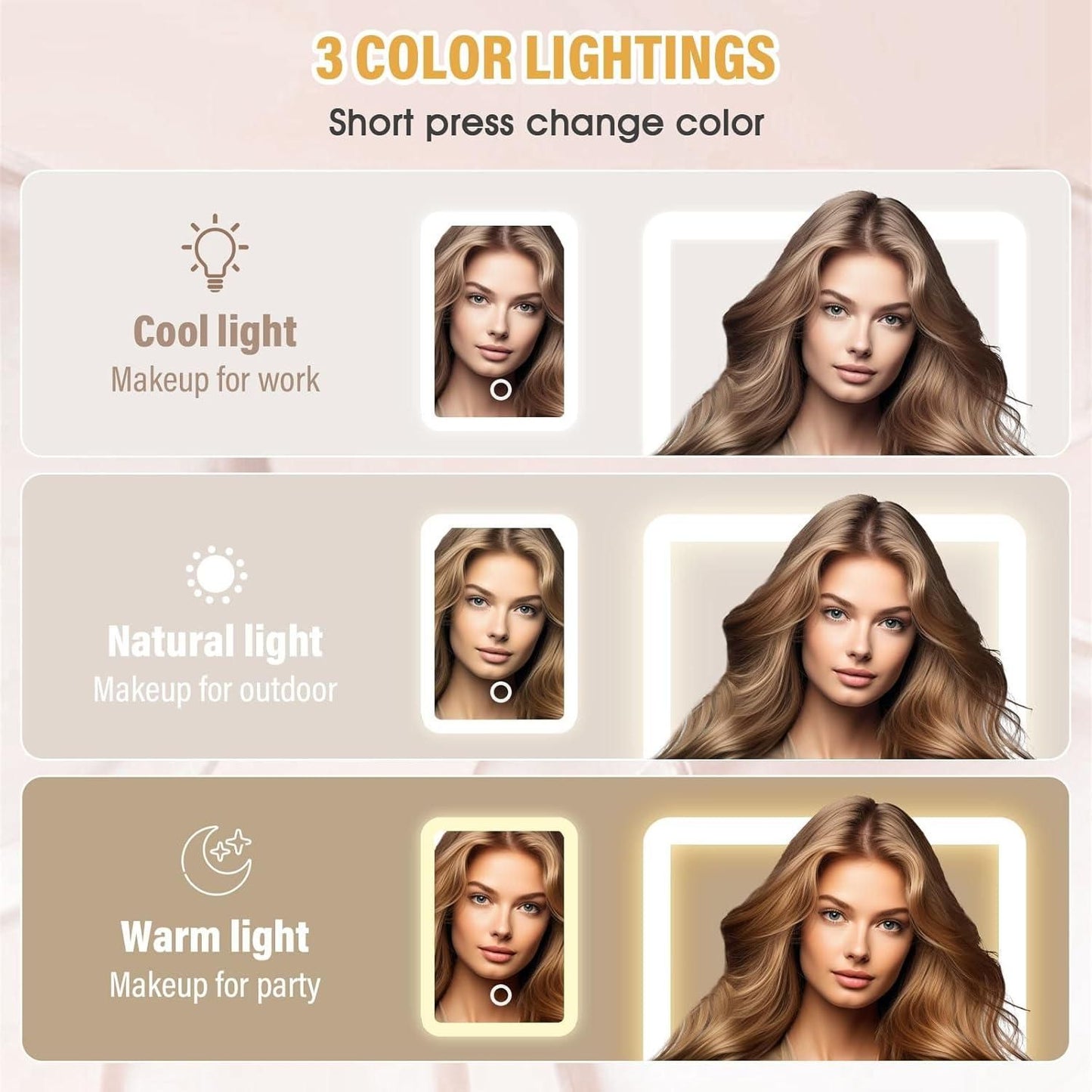 VanityGlow™ | Makeup and Jewelry Box with LED Mirror