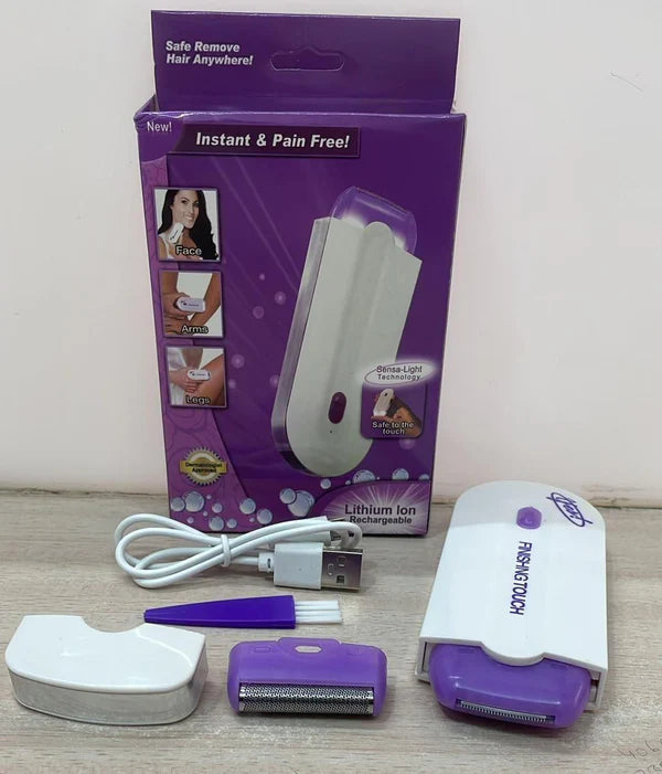 GlowGlide | New Silky Smooth Hair Eraser Painless Hair Removal, Light Technology