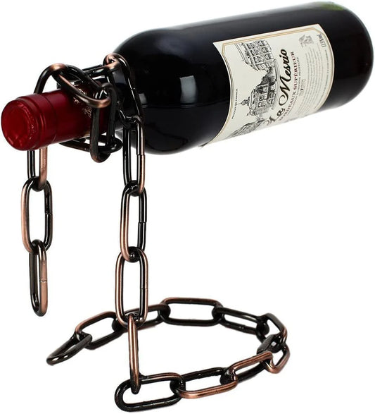 Chain Reaction | Iron Chain Bottle Holder