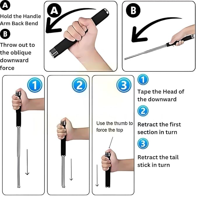 Rodeo| Self Defense cum Pointer Stick