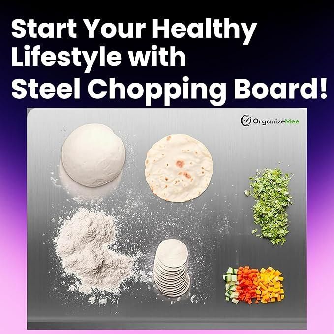 SliceShine | Stainless Steel Chopping Board