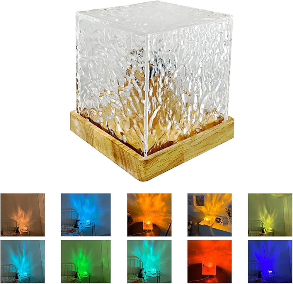 RippleGlow | Water Ripple Night Light Lamp