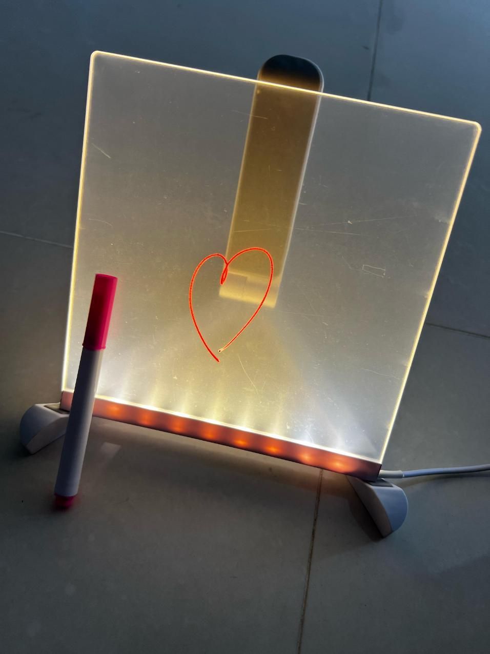 GlowPad | 3D LED Light Glass Acrylic Writing pad