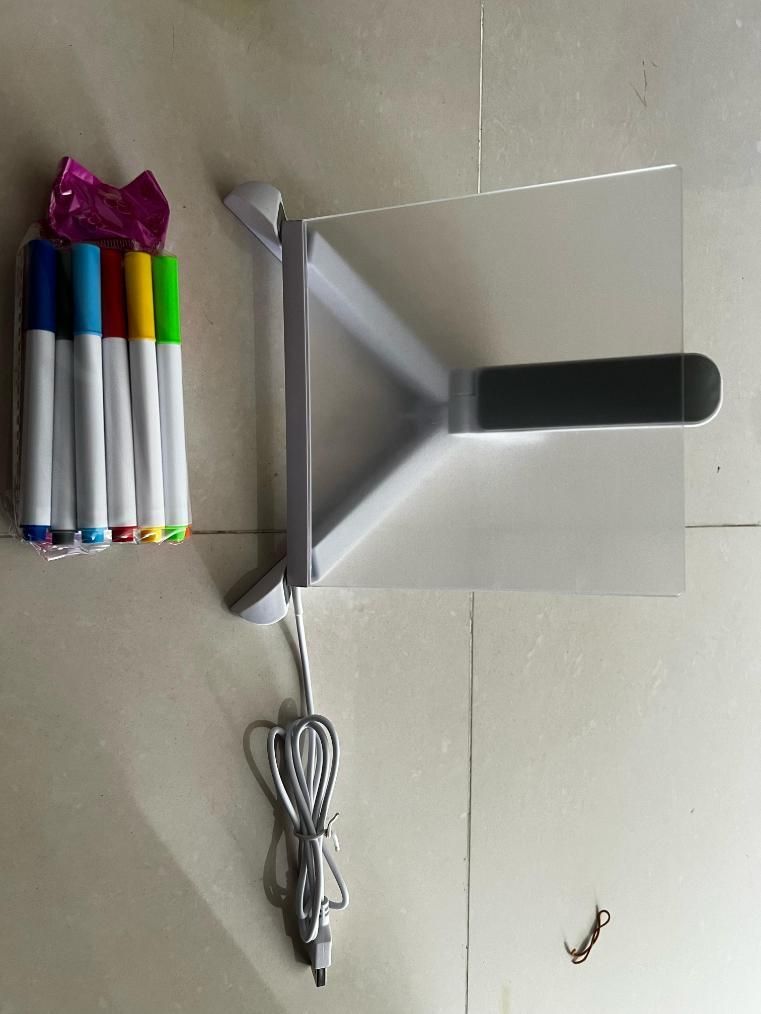 GlowPad | 3D LED Light Glass Acrylic Writing pad