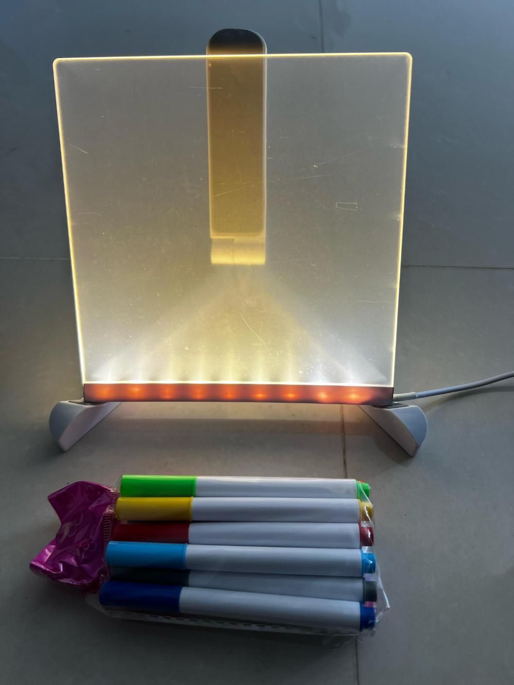 GlowPad | 3D LED Light Glass Acrylic Writing pad