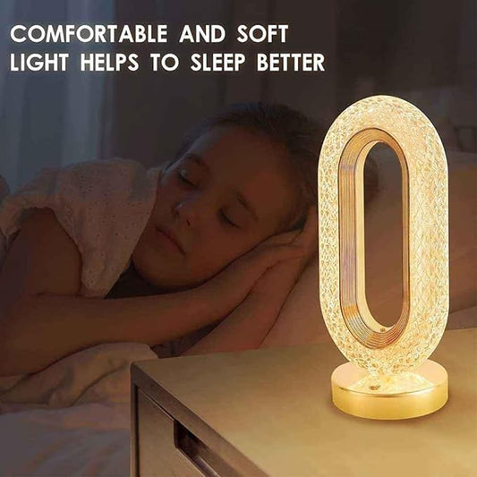 Oval Shape LED Crystal Table lamp