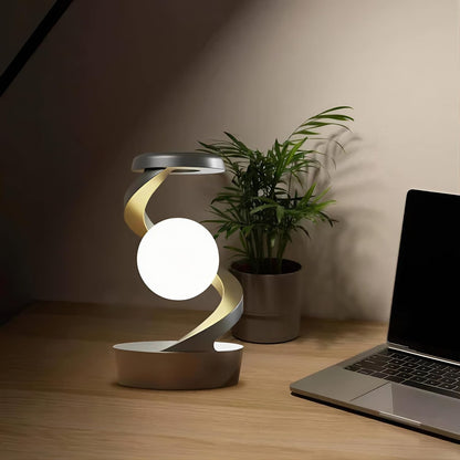 Looplight Charge Hub | Rotating Rechargeable Desk Lamp with Wireless Charger