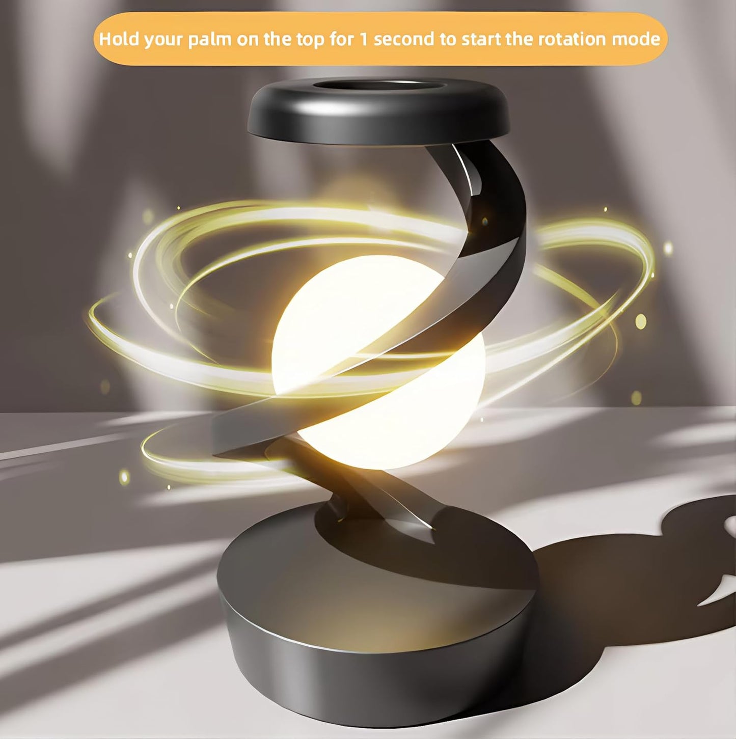 Looplight Charge Hub | Rotating Rechargeable Desk Lamp with Wireless Charger