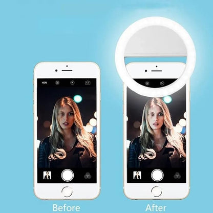 GlowPop | Portable LED Ring Selfie Light