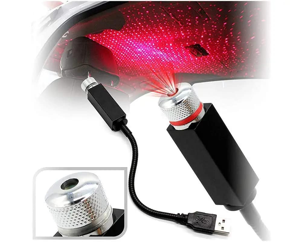 USB Atmosphere Ambient Star Light Car interior lights LED (Pack Of 2)