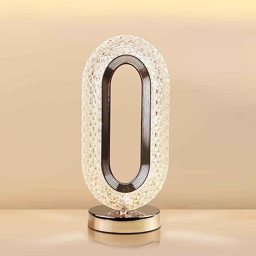 Oval Shape LED Crystal Table lamp